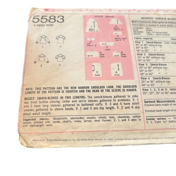 1970s Vintage Simplicity Petite Sewing Patterns Lot - Picture 4 of 16